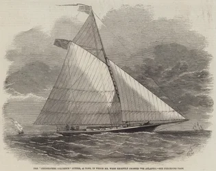 The Christopher Columbus Cutter, 45 Tons, in which Mr Webb Recently Crossed the Atlantic
